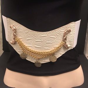 White Elastic Belt (Free With Purchase)